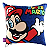 Almofada Fibra Veludo 40x40cm Super Mario - Imagem 1