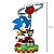 Figure Sonic The Hedgehog- Sonic- Collector's Edition - Imagem 1