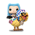 Boneco Funko Pop Rides Deluxe One Piece Vivi and Karoo 129 - Imagem 1