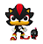 Funko Pop Sonic Shadow with Dark Chao 1151 - Flocked - Imagem 1