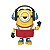 Funko Pop Minions Roller Skating Stuart 902 - Imagem 1