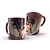 CANECA CAVALEIRO COM ARMADURA DOURADA - Imagem 7