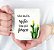 Caneca Personalizada Florescer de Porcelana - 325 ml 1 pç - Imagem 1