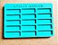 Molde Silicone Tag 15 cavidades - Imagem 1