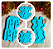 Kit 4 Molde de Silicone Natal - Imagem 1