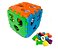 Brinquedo Cubo De Encaixe Educativo Colorido Kendy 19 Peças - Imagem 1