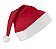 Gorro De Natal Touca Papai Noel Vermelha Tradicional 3 Un. - Imagem 1