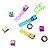 Kit Fitas Adesivas Decorativa DIY Washi Tape 13 peças - Imagem 2