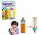 Kit 2 Mamadeiras Mágica Brinquedo Leite Suco P/ Boneca - Imagem 1