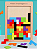 Brinquedo Educativo Tetris Madeira Jogo Encaixe De Peças - Imagem 2