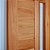 Porta de Madeira Maciça BBB Visor Reto 210 x 80 cm - Imagem 4