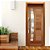 Porta de Madeira Maciça BBB Visor Curvo 210 x 80 cm - Imagem 2