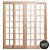 Portal de Correr Reto Madeira Quadri 2.10 x 2.00 m - Imagem 2