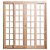 Portal de Correr Reto Madeira Quadri 2.10 x 2.00 m - Imagem 1