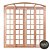 Portal de Correr Colonial Madeira Quadri 2.30 x 2.00 m - Imagem 1
