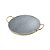 Pedra para pizza -  Pedra sabão com alças de cobre - 41042375 - Imagem 1