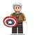 Boneco Capitão América Velho Ultimato Compatível Lego Montar Marvel - Imagem 1