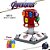 Boneco Luva Infinito Vermelho Compatível Lego Montar Marvel - Imagem 2