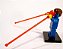 Boneco Ciclope azul Compatível Lego Montar Marvel - Imagem 3
