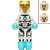 Boneco Homem  de ferro branco Compatível Lego Montar Marvel - Imagem 1