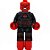 Boneco Caveira vermelha Compatível Lego Montar Marvel - Imagem 2