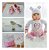 Boneca Tipo Reborn Realista 53cm com Enxoval Loira - Imagem 2