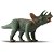 Conjunto Miniatura Dinossauros Triceratops e Velociraptor - Imagem 1