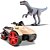 Triciclo Fricção Brinquedo C/ Dinossauro Velociraptor Silmar - Imagem 1