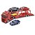 Caminhão Cegonheira Roma Diesel De Brinquedo Com 04 Pick-Up - Imagem 1