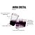 Jarra De Plástico Resistente Transparente Com 4 Copos 400 ML - Imagem 3