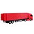Caminhão Carreta Baú Diamond Truck Brinquedos Roma Vermelho - Imagem 4