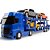 Brinquedo Infantil Caminhão Cegonheira Azul Roma Petroleum - Imagem 1