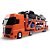 Caminhão Cegonheira Laranja Oficial Roma Petroleum Kids - Imagem 1