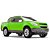 Carrinho Infantil Pickup Rally S10 Verde Roma Brinquedos - Imagem 1