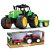 Fazenda infantil Trator De Brinquedo Verde Com Arado Roma - Imagem 2