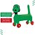 Miniatura Infantil Cachorro Sapeca Corpo Sanfonado Com Som - Imagem 2