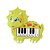 Teclado Musical Para Bebê Didático Dinossauro Na Cartela - Imagem 3