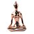 Miniatura Cerâmica Metalizado Yoga Shinning Para Decoração - Imagem 6