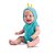 Boneca Infantil Baby Babilina Dino Com Roupão De Banho Bebê - Imagem 2