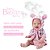 Boneca Bebê Silicone Babilina Banho Coleção Infantil Bambola - Imagem 5