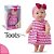 Boneca Bebê Bambola Baby Toots Brinquedo Menina Infantil - Imagem 1