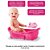 Boneca Bebê New Pop Joy Hora Do Banho Brinquedo Bambola Baby - Imagem 4