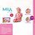 Coleção Meninas Brinquedo Boneca Mila Fala Frases Conversa - Imagem 5