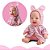 Boneca Mini Bebê Banho Roupão Baby Babilina Modelo Orelhinha - Imagem 6