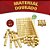 Jogo Dourado 111 Peças Madeira Brinquedo Matemático Infantil - Imagem 2