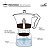 Acessórios Cozinha Cafeteira Italiana 450 Ml Preta Manual - Imagem 5