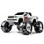 Super Picape Monster Branco Carrinho De Brinquedo Poliplac - Imagem 1