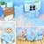 Boneca Infantil Menino Bebe Reborn Pijama Pagão Azul Claro - Imagem 6