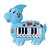 Piano Brinquedo Baby Dinossauro Teclado Musical Pedagógico - Imagem 1