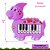 Piano Brinquedo Bebê Dinossauro Teclado Musical Pedagógico - Imagem 5